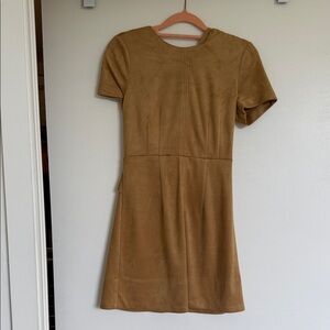 Cotton Candy Tan Mini Dress